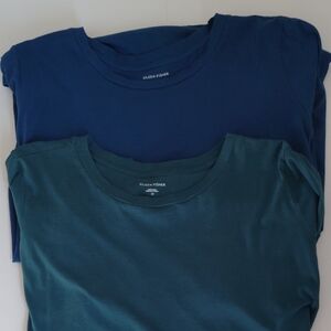 2/ Eileen Fisher Womens Organic Cotton Jersey Knit Tops Sz 2X Sustainable Luxury